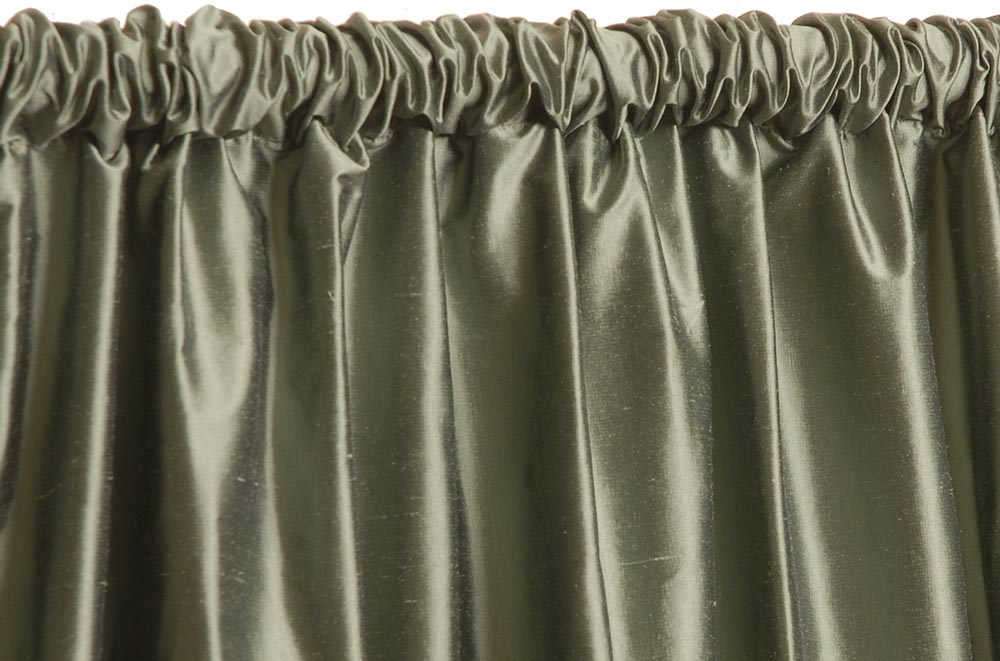 non-pleated drapes