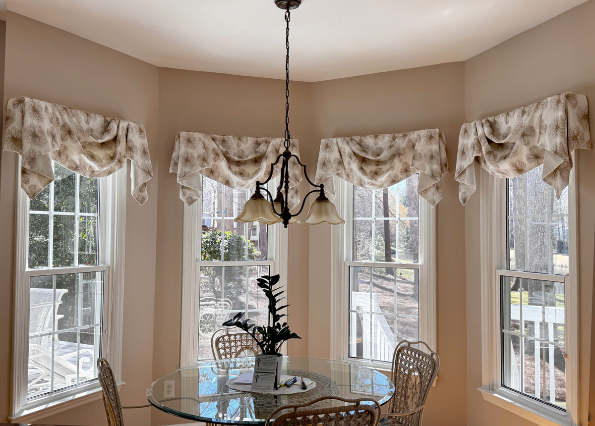 rod-mounted valances