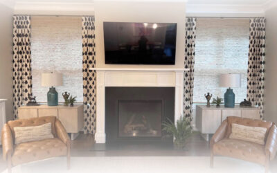 Stylish and Functional Window Design: Layering Natural Woven Shades with Drapes