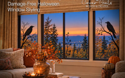 Sophisticated Seasonality: Damage-Free Halloween Window Styling