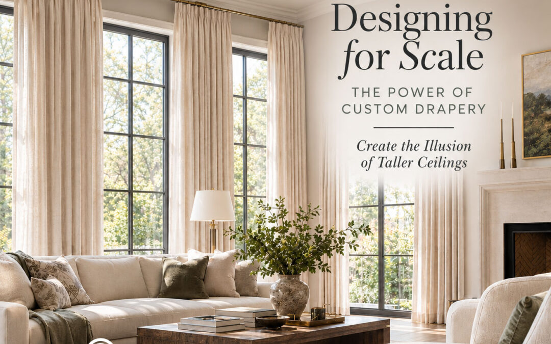 Designing for Scale: The Architectural Power of Floor-to-Ceiling Drapery